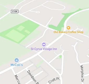 map for St Cyrus Hotel