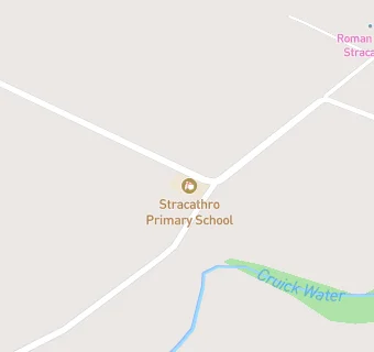 map for Stracathro Primary School