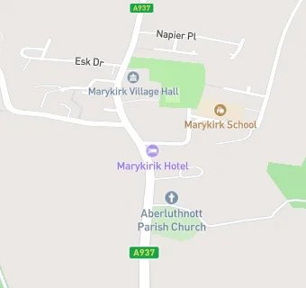 map for Marykirk Hotel