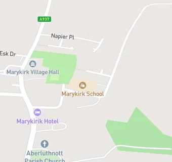 map for Marykirk School