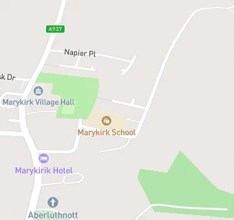 map for Marykirk School