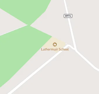 map for Luthermuir Primary School