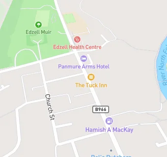 map for Edzell Health Centre