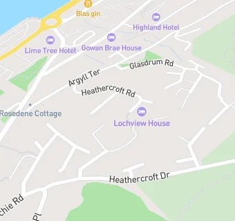 map for Lochview Guest House