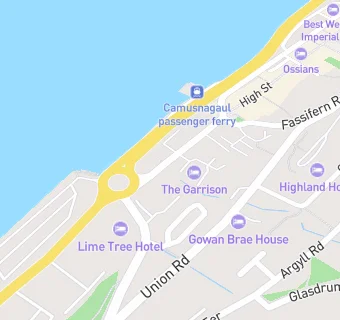 map for The Garrison Hotel