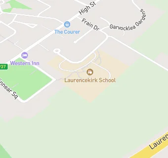 map for Laurencekirk School