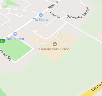 map for Laurencekirk Primary School