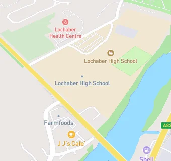 map for Lochaber High School