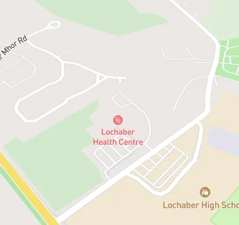 map for Glen Mhor Medical Practice