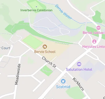 map for Bervie School Nursery