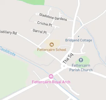 map for Fettercairn School Nursery