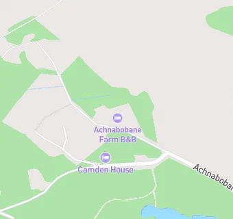 map for Achnabobane Farmhouse Bed & Breakfast