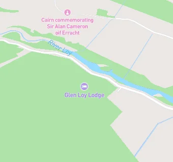 map for Glen Loy Lodge Guest House