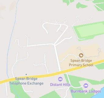 map for Spean Bridge Primary School