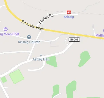 map for Astley Hall Lunch Club