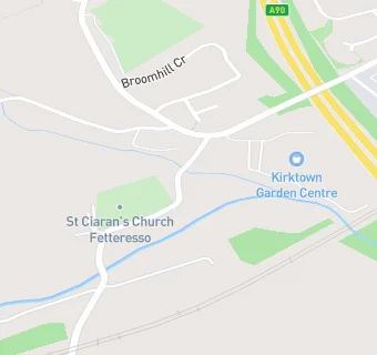 map for Kirktown Garden Centre