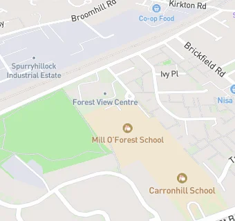 map for Mill O'Forest School
