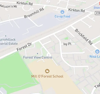 map for Mill O'Forest Nursery School