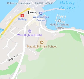 map for Mallaig Primary School