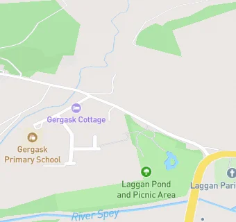 map for Laggan Medical Practice