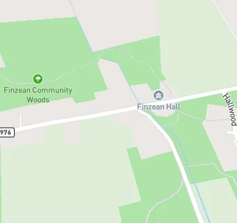 map for Finzean Hall