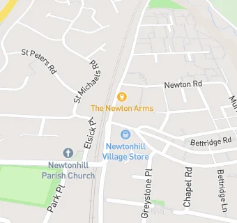 map for Newtonhill Pharmacy