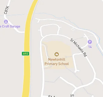 map for Newtonhill Primary School