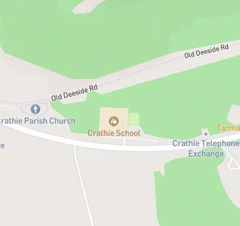 map for Crathie School