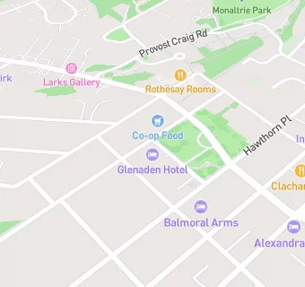 map for Glenaden Hotel