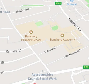 map for Banchory Academy