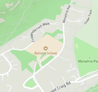 map for Ballater School