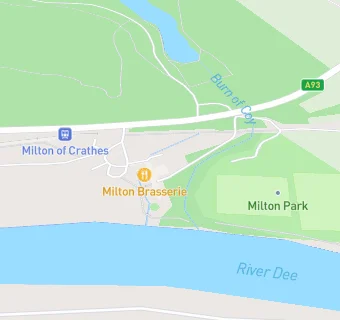 map for Milton Restaurant