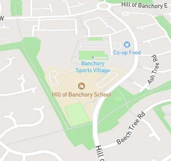 map for Hill of Banchory School