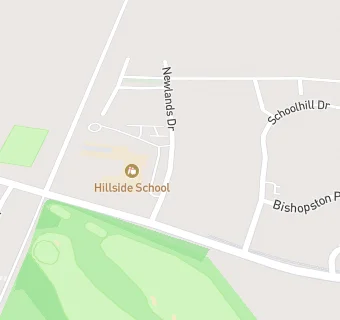 map for Hillside Primary School