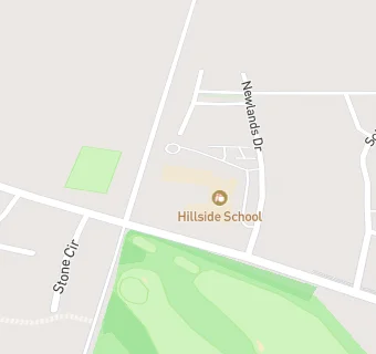 map for Hillside School