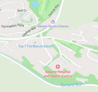 map for Aboyne Hospital