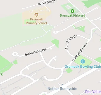 map for Drumoak, Durris And Crathes Bowling Club