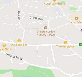 map for PETERCULTER VILLAGE HALL