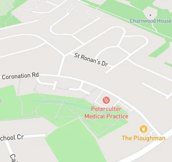 map for Peterculter Medical Practice