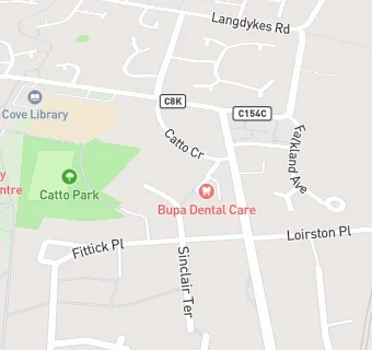 map for Bupa Dental Care (Cove Bay)