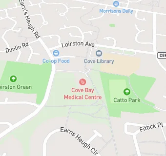 map for Cove Bay and Kincorth Medical Centre (Cove Bay Health Centre)