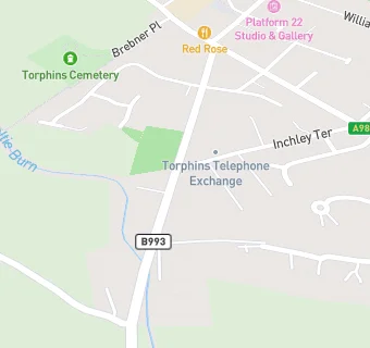 map for Abbeyfield Torphins Society