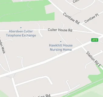 map for HAWKHILL CARE HOME