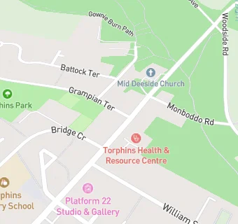 map for Torphins Playgroup