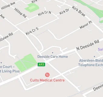 map for DEESIDE CARE HOME