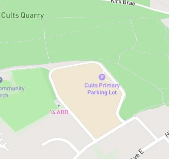 map for Cults Primary School