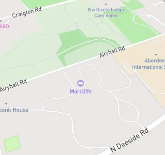 map for THE MARCLIFFE AT PITFODELS