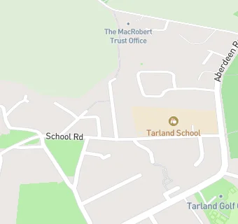 map for Tarland School