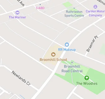 map for Broomhill School