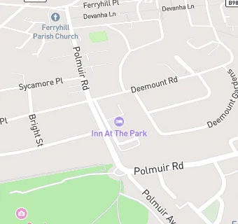 map for INN AT THE PARK